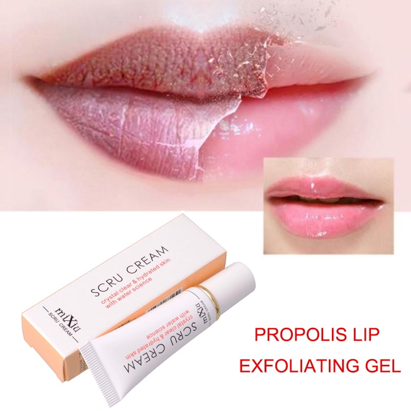 Propolis Lip Exfoliating Gel Moisturizer Repair Lip Plumper Dead Skin Remove Nursing Scrubs