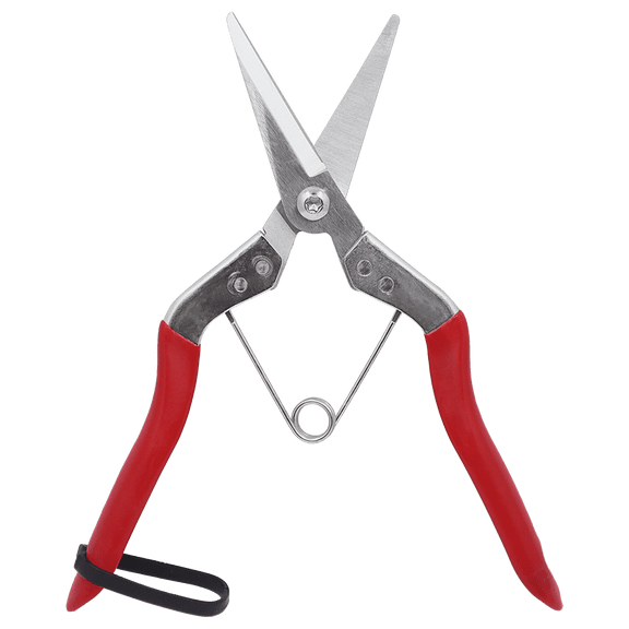 Zenport H970 Deluxe Thinning Shear Straight Edge Blade, 2.5 Inch Carbon Steel Blades, Red