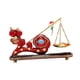 thumbnail image 2 of Escultura de figura de la suerte china, decoración de Año Nuevo chino para la decoración del hogar Rojo, 2 of 9