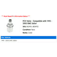 thumbnail image 2 of PCV Valve - Compatible with 1995 - 2005 GMC Safari 1996 1997 1998 1999 2000 2001 2002 2003 2004, 2 of 2