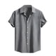 thumbnail image 2 of pstuiky camisetas de hombre, Camisa informal de manga corta con botones y estampado playero para hombre camisas casuales para hombre xl, 2 of 8