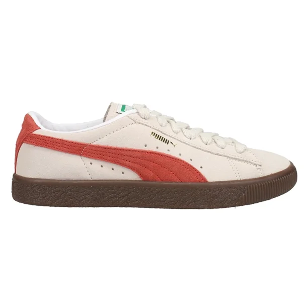 PU & MA Suede Vintage Lace Up Mens Beige Sneakers Casual Shoes 374921-16