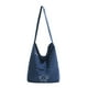 thumbnail image 1 of Bolso de mezclilla de dos caras, mochila bordada, estilo coreano, bolso de mano informal de un solo hombro, bolso de gran capacidad, novedad de 2025, 1 of 5