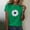 Green, variant on Plus Size Tops for Women 2025 Short Sleeve Casual Graphic Tees Spring Green Crewneck Womens Summer Blouses