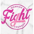 thumbnail image 2 of Breast Cancer Fight Warrior Courage Zip Hoodie Sweatshirt Women Brisco Brands S, 2 of 6