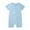 Blue, variant on TOOYOU Boys Romper Baby Pajamas Zipper Short Sleeve Sleeper Jumpsuit Leisure Playsuit Bodysuits For Toddler ,Size 2-3 Years Blue