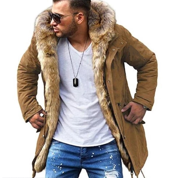 Parkas de Manga Larga Para Hombre, Nuevo Estilo de Invierno, Abrigo de Algodón A Prueba de Viento A La Moda, Chaqueta Cálida Odeerbi ODB-4