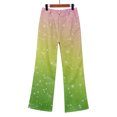 thumbnail image 7 of Delayuji Women's Casual Loose Wide Leg Pants Gradient Color White Point Printed With Pockets, 7 of 7