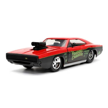 1:24 Big Time Muscle 1970 Dodge Charger R/T Blown (Red)(Selections May Vary)