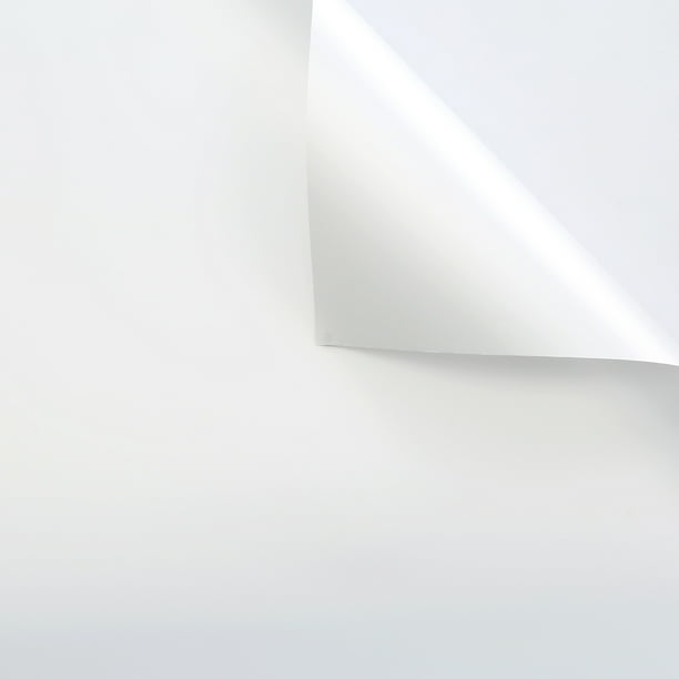 Nvzi matte solid color paper thickened opaque flower packaging paper, single color candy colored Eurasian paper, bouquet packaging paper (pearl white)