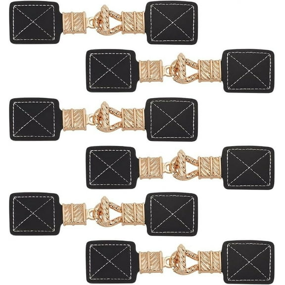 Leather Sew-On Toggles Closures PU Leather Snap Toggle Leather Clasp Fasteners Sewing DIY Clothes Accessory