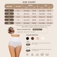 thumbnail image 5 of Tummy Control Shapewear for Women Lace Mid Waisted Underwear Body Shaper Panties, 5 of 5