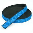 thumbnail image 5 of Country Brook Design® 3/4 inch Blue Bandana Ribbon on Black Nylon Webbing, 50 Yards, 5 of 5