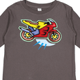 thumbnail image 4 of Inktastic Crotch Rocket Motorcycle Boys or Girls Long Sleeve Toddler T-Shirt, 4 of 5