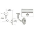 thumbnail image 4 of CRL HR15TPS Polished Stainless Del Mar Series Wall Mounted Short Arm Hand Rail Bracket, 4 of 4