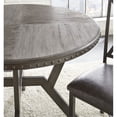 thumbnail image 2 of Pemberly Row Table à Manger Ronde Contemporaine avec Dessus en Bois Gris Vieilli, 2 of 3