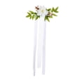 thumbnail image 3 of Decoraciones para el pasillo de bodas, respaldos de sillas para el pasillo, decoraciones florales, exquisitos arreglos florales para bancos de iglesia para eventos, banquetes y fiestas, 3 of 8