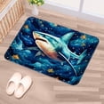 thumbnail image 5 of Shark Non-Slip Machine Washable Polyester Kitchen Mat Indoor Rug Kitchen Rug, 5 of 6