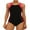 B*Red, variant on One Piece Athletic Racerback Swimsuit Women Slimming Bathing Suits Color Block Training Swimwear for Women