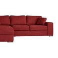 thumbnail image 3 of Sala Kessa Muebles Palermo Chaise Longue Rojo, 3 of 5
