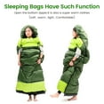 thumbnail image 3 of 0 Degree Wearable Sleeping Bag for Adults Compact Lightweight Cold Weather Mummy Sleeping Bags for 2-3 Season Camping Backpacking, Fits 5°F ~ 50°F, 4.3lbs More Warmer, 3 of 11