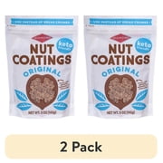 (2 pack) Diamond of California Keto Friendly Original Nut Coatings 5 oz