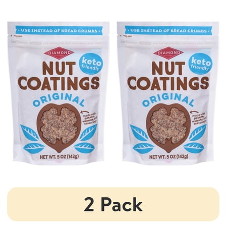 (2 pack) Diamond of California Keto Friendly Original Nut Coatings 5 oz