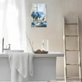 thumbnail image 2 of AVOI Hydrangea Wall Art Bule Bathroom Decor Hydrangea Flower Picture Modern Floral Canvas Paintings Rustic Farmhouse Poster for Living Room (White) Unframe: 16x20in, 2 of 5