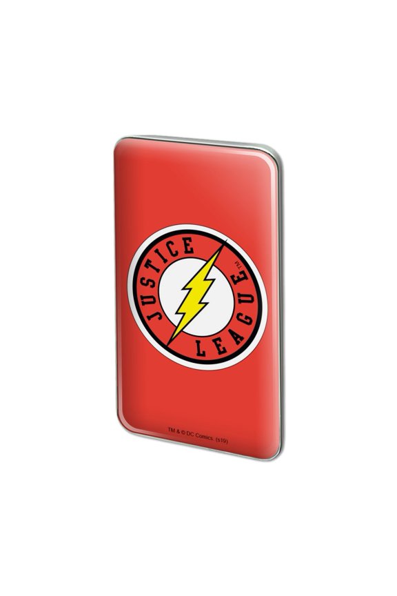 Justice League The Flash Athletic Logo Metal Rectangle Lapel Hat Pin Tie Tack Pinback