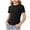 Black, variant on CFXNMZGR Shirts for Tweens Girls T Shirt Girls Shirts Short Sleeve Tee T Shirts Summer Casual Tops (Red,9-10 Years)