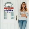 thumbnail image 3 of Agiferg Independence Day Welcome Sign Decorative Vintage Wall Hanging Home Garden, 3 of 9