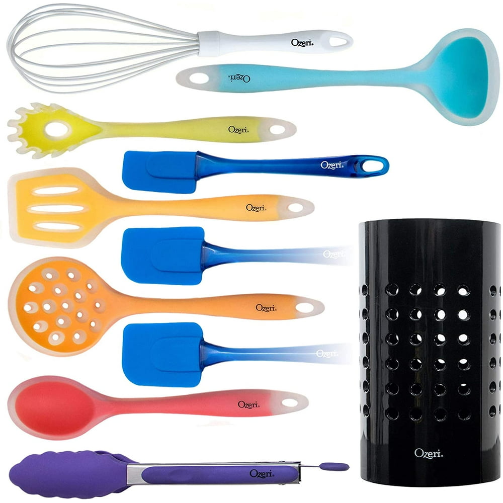Ozeri 11 Piece Allinone Silicone Utensil Set