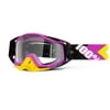 100% Racecraft 2013 MX Offroad Clear Lens Goggles Hyperion Magenta
