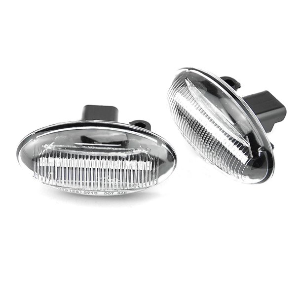 2x luz Led de intermitente dinámica marcador lateral para Citroen C1 C2 C3 C4 C5