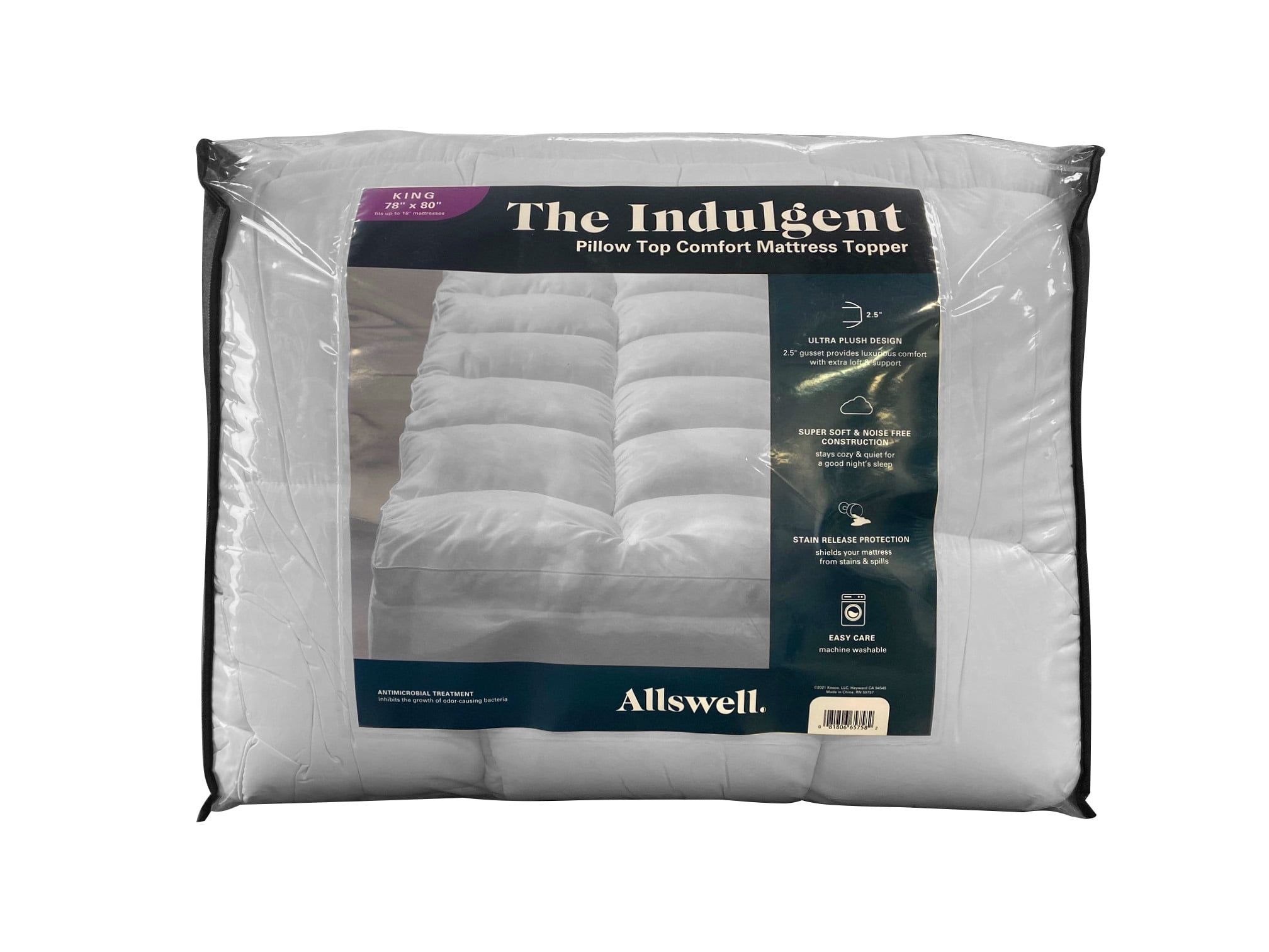 allswell pillow top mattress topper