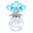 Aquamarine Blue, variant on ABCISI Crystal Rose Flower Figurine, Crystal Bouquet Ornament with Stems and Base for Home Office Festival Decor, Decorative Tabletop Centerpiece Collectible Floral Gift for Women, Aquamarine Blue