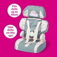 thumbnail image 3 of Casdon Grey Car Booster Seat. Dolls Car Booster Seat For Children Aged 3+. Suits Dolls Up To 35cm In Size, 3 of 5