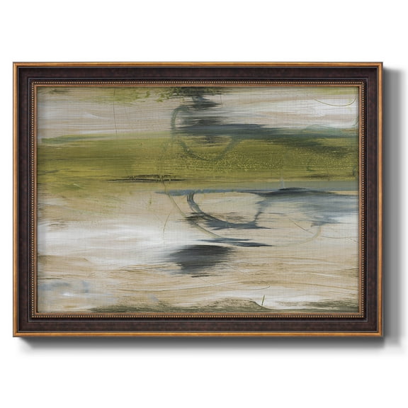 Aquatic Reflections II Premium Framed Canvas- Ready to Hang