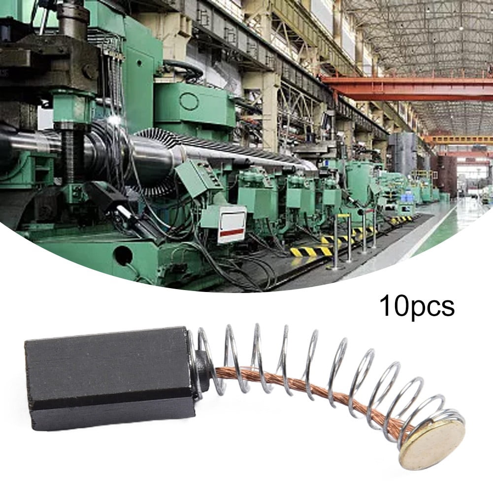 10Pcs Carbon Brushes For Electric Motors 20Mm X 6Mm X 6Mm Replacement Part YIWEI