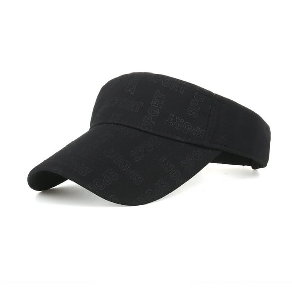 Sun Visor Hats for Women Men Solid Color Adjustable Baseball Caps UV Protection Sun Hats for Sports Outdoor Travel