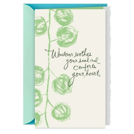 Hallmark Sympathy Card (Soul-Soothing, Healing Wishes)