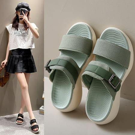 

2024 new thick-soled sandals women‘s light and comfortable leisure sports Velcro MD women‘s shoes generation of hair