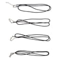 thumbnail image 4 of Apuakthei - 4 cordones para el cuello, color negro, poliéster, para estudiantes, personal, tarjeta de identificación, teléfono, llaves, cámara, 4 of 8