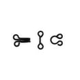 thumbnail image 2 of Dritz Hooks & Eyes Size 3 Black, 2 of 4