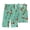 01-Mint Green, variant on Women's Cotton Plus Size Sleepwear Capri Pajama Sets Short Sleeve Two-Piece Set Crew Neck Tops & Capri Pants Summer Comfortable Cotton Lounge Sets Black
