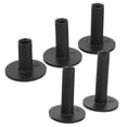 thumbnail image 1 of FOMIYES 5Ud Pelotas Y Tees Negros De Golf Para Entrenamiento Exterior Con Fácil Transporte, 1 of 8