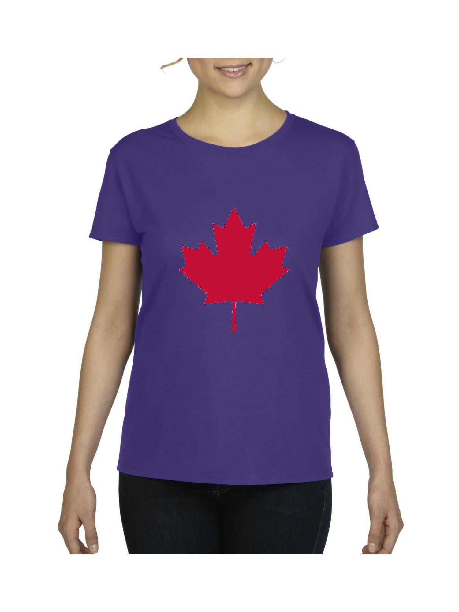 Iwpf Women S T Shirt Short Sleeve Up To Women Size 3xl Canada Leaf