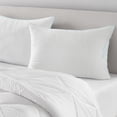 thumbnail image 6 of MARTHA STEWART Heirloom Jacquard Bed Pillows Standard / Queen Size Set Of 2, 385 Thread Count, TENCEL™ Lyocell and Cotton Blend Pillow, For All Sleep Positions, 20" x 28", White, 6 of 8