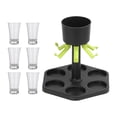 thumbnail image 4 of Portavasos, Bandeja Para Vasos De Cerveza, Bandeja Para Servir Cerveza, Estante Para Gabinete De Bar De Cocina Con Taza, 4 of 8