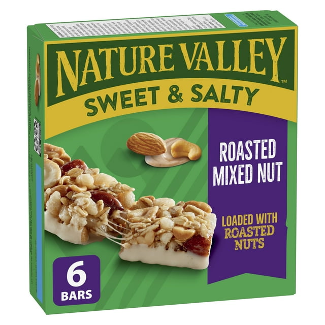 Nature Valley Granola Bars, Sweet and Salty Nut, Roasted Mixed Nut